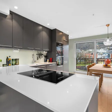 Modern 4br - 2 Baths Balconies & Parking 베르겐
